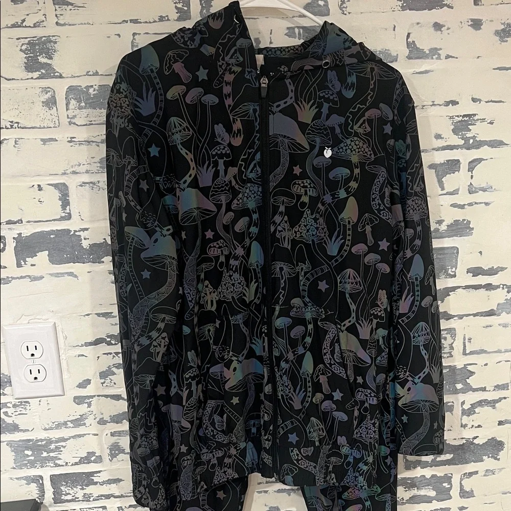 Reflective Mushroom Patterned Jacket and Pants Set - Picture 2 of 7